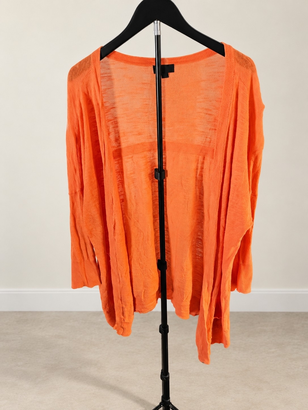 a.n.a Orange Open-Front Cardigan